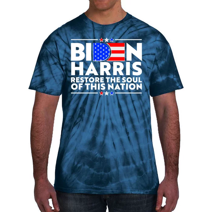 Biden Harris Restore The Soul Of This Nation Tie-Dye T-Shirt