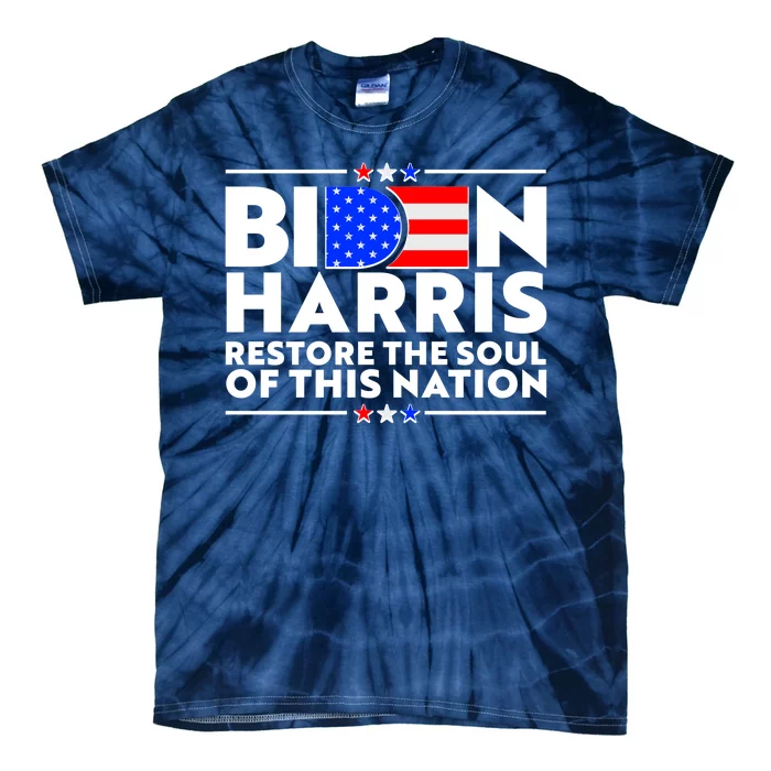 Biden Harris Restore The Soul Of This Nation Tie-Dye T-Shirt