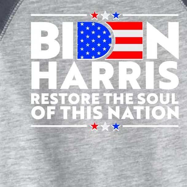 Biden Harris Restore The Soul Of This Nation Toddler Fine Jersey T-Shirt