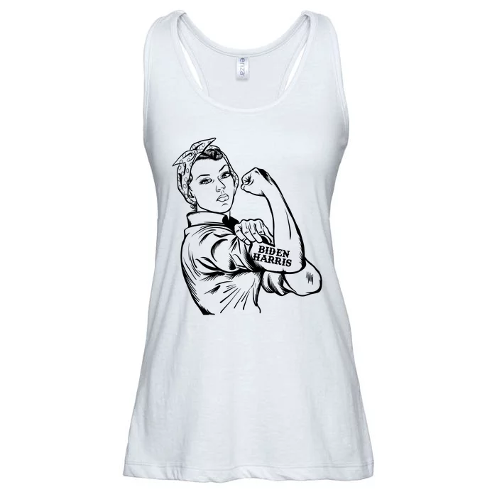 Biden Harris women we can do it Ladies Essential Flowy Tank