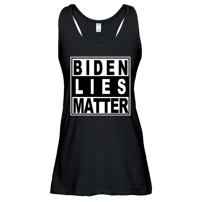 Biden Lies Matter Ladies Essential Flowy Tank