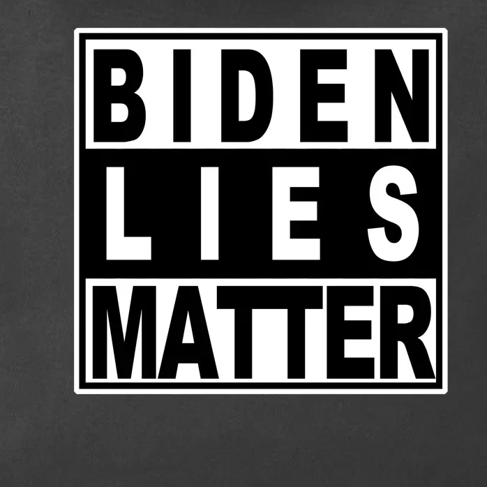 Biden Lies Matter Zip Tote Bag