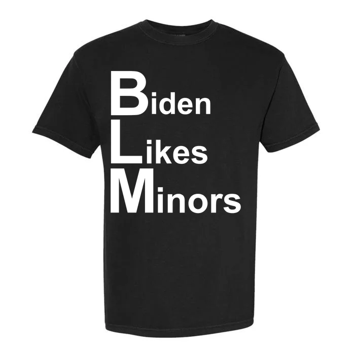 Biden Likes Minors BLM Garment-Dyed Heavyweight T-Shirt