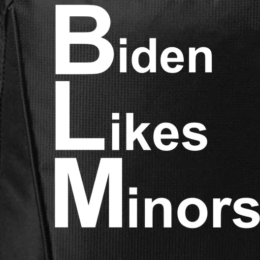 Biden Likes Minors BLM City Backpack