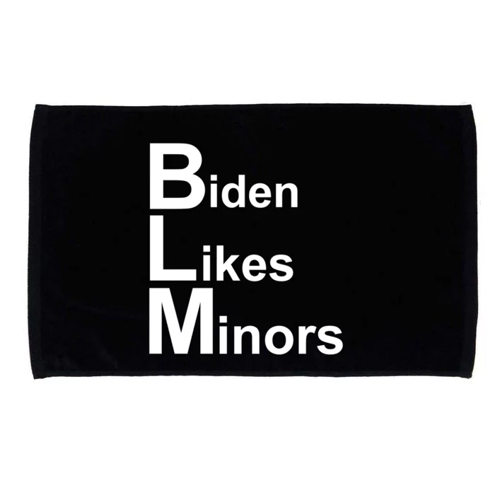 Biden Likes Minors BLM Microfiber Hand Towel