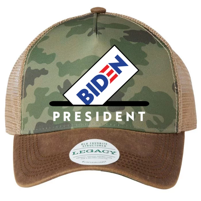 Biden President Vote For Biden Legacy Tie Dye Trucker Hat