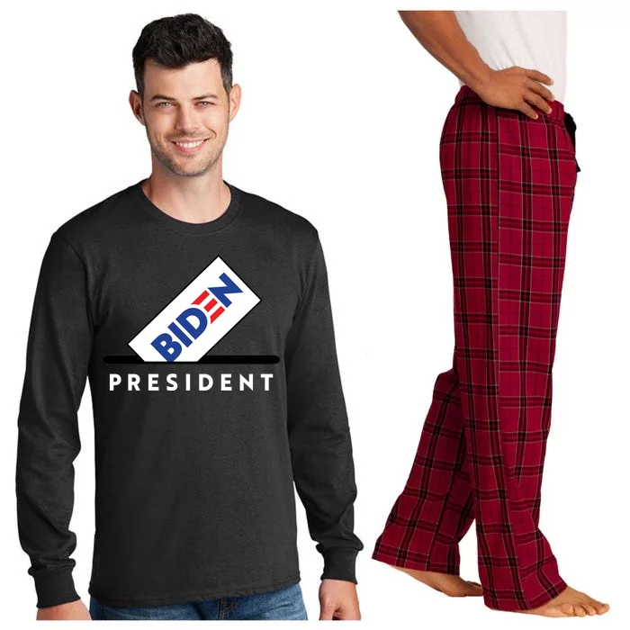 Biden President Vote For Biden Long Sleeve Pajama Set