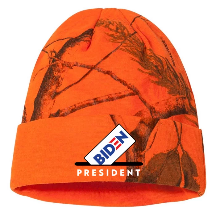 Biden President Vote For Biden Kati - 12in Camo Beanie