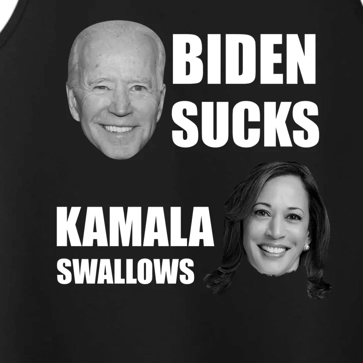 Biden Sucks Kamala Swallows Performance Tank