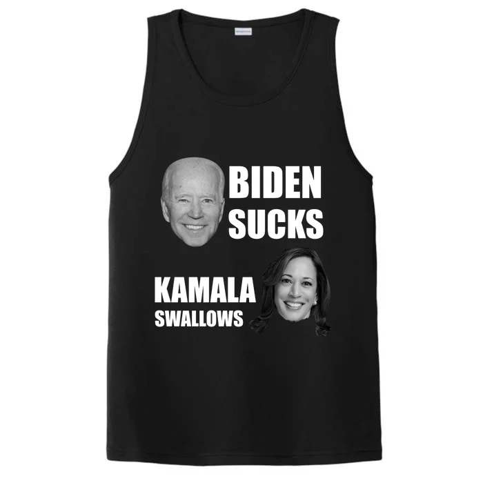 Biden Sucks Kamala Swallows Performance Tank