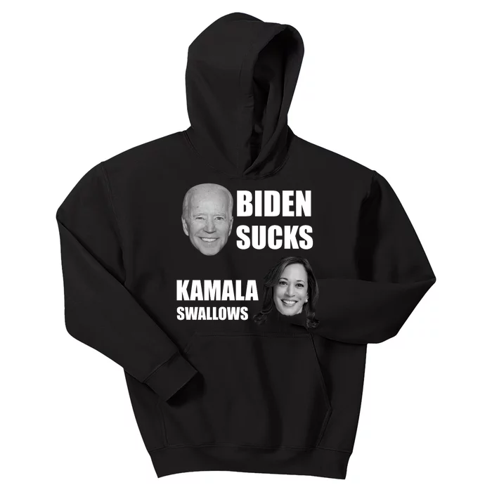 Biden Sucks Kamala Swallows Kids Hoodie