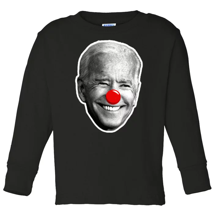 Biden The Clown Toddler Long Sleeve Shirt