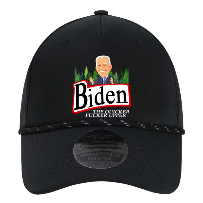 Biden The Quicker Fucker Upper Funny Cartoon Performance The Dyno Cap