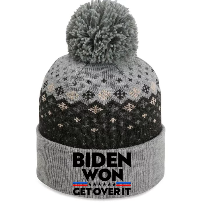 Biden Won Get Over It The Baniff Cuffed Pom Beanie