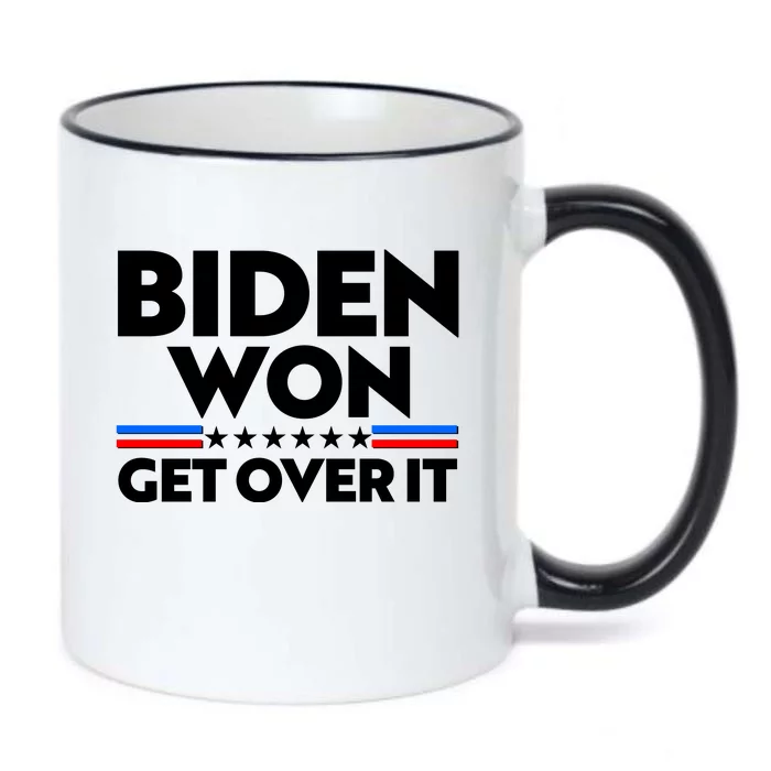 Biden Won Get Over It Black Color Changing Mug