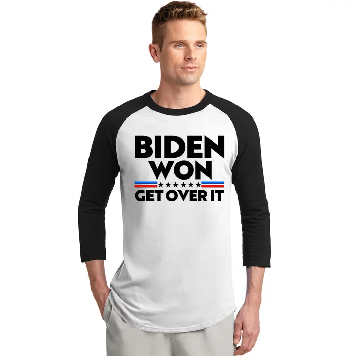 Biden Won Get Over It Baseball Sleeve Shirt