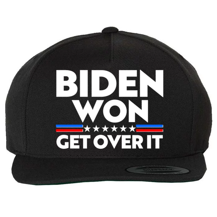 Biden Won Get Over It Wool Snapback Cap