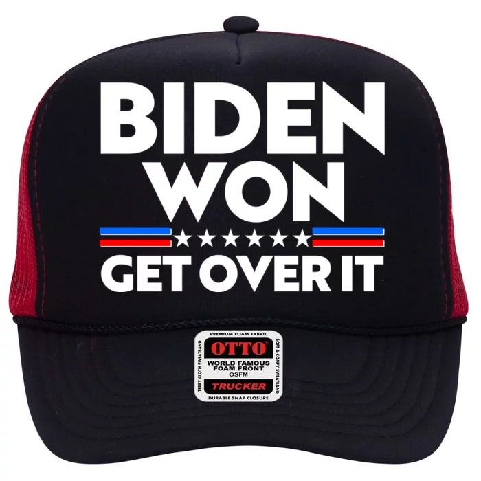 Biden Won Get Over It High Crown Mesh Trucker Hat