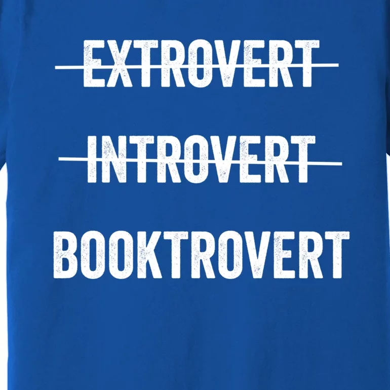 Booktrovert Introvert Extrovert Funny Gift For Book Lovers Cool Gift Premium T-Shirt