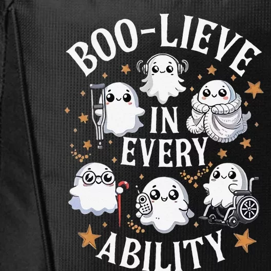 Boolieve In Every Ability Sped Teacher Slp Students City Backpack