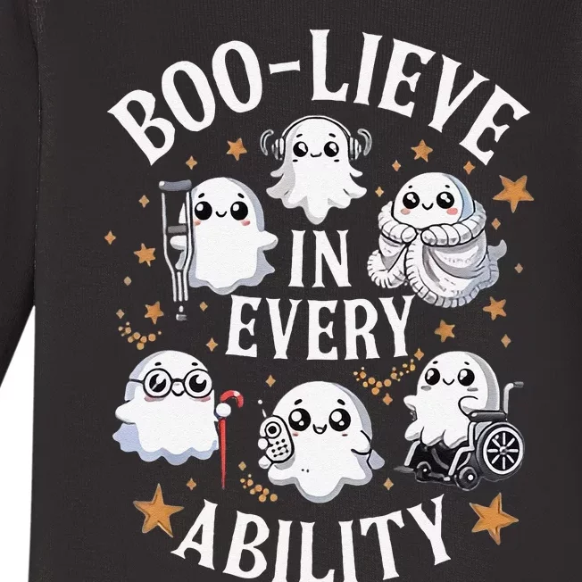 Boolieve In Every Ability Sped Teacher Slp Students Baby Long Sleeve Bodysuit