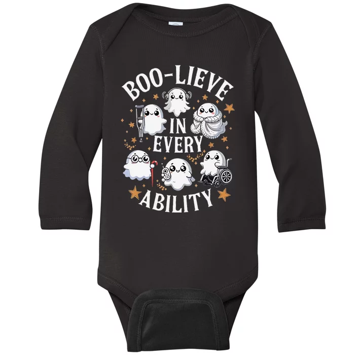 Boolieve In Every Ability Sped Teacher Slp Students Baby Long Sleeve Bodysuit