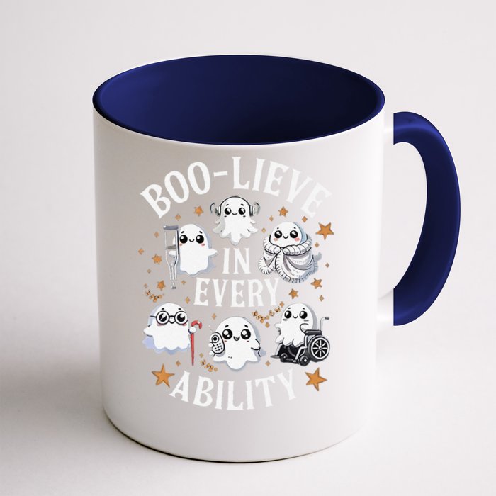 Boolieve In Every Ability Sped Teacher Slp Students Front & Back Coffee Mug