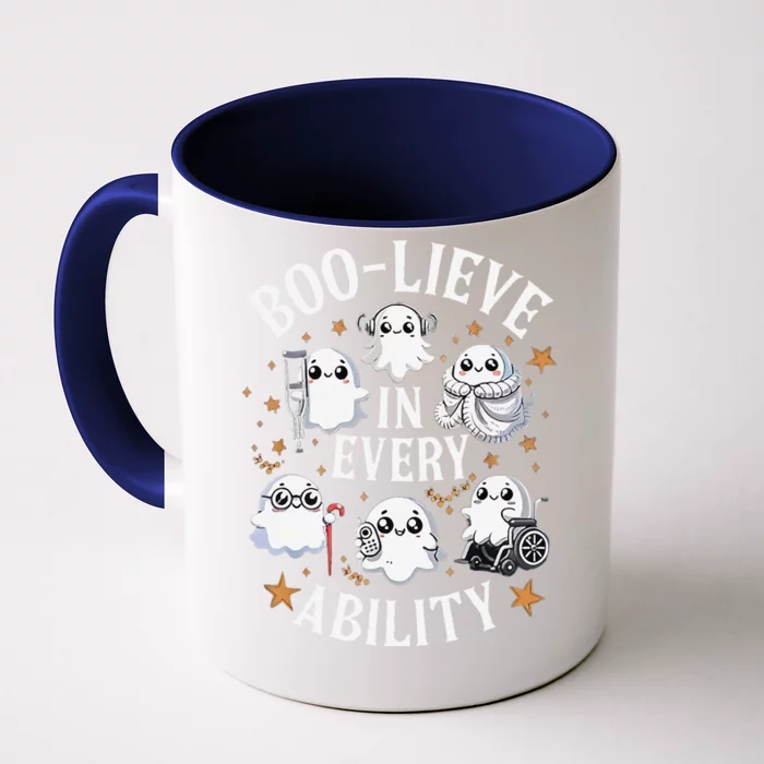 Boolieve In Every Ability Sped Teacher Slp Students Front & Back Coffee Mug