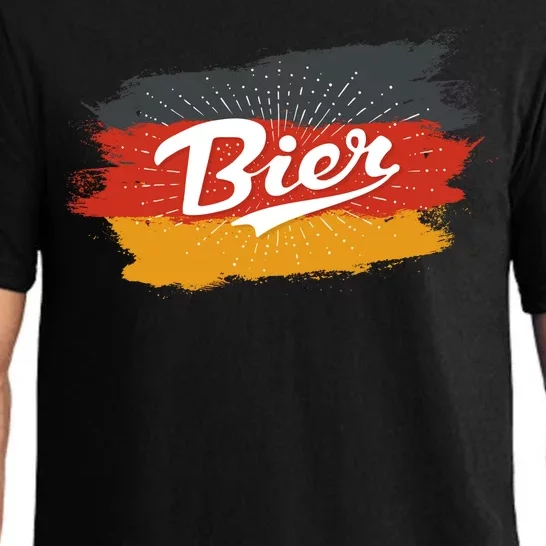 Bier German Flag Oktoberfest Pajama Set