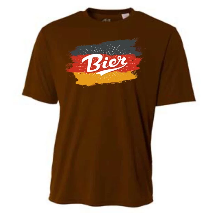 Bier German Flag Oktoberfest Cooling Performance Crew T-Shirt