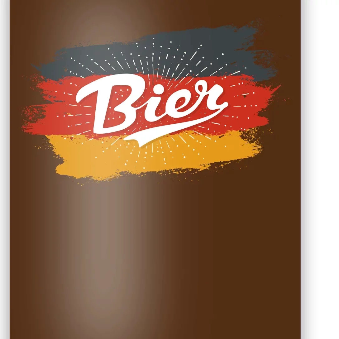 Bier German Flag Oktoberfest Poster