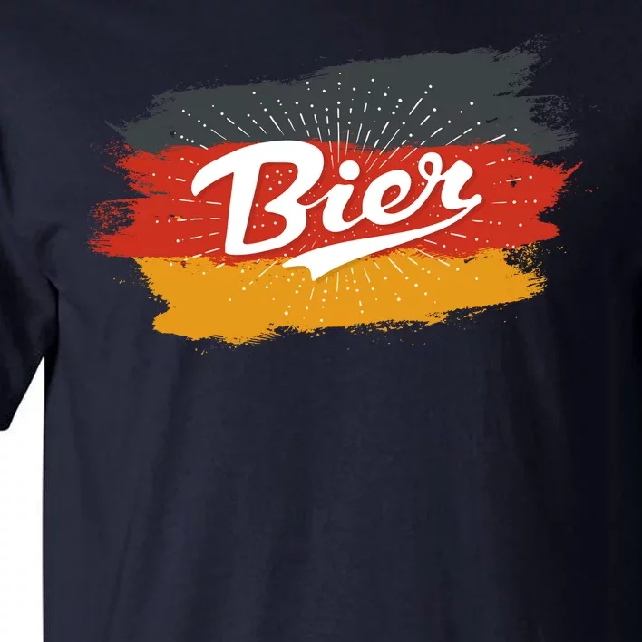 Bier German Flag Oktoberfest Tall T-Shirt