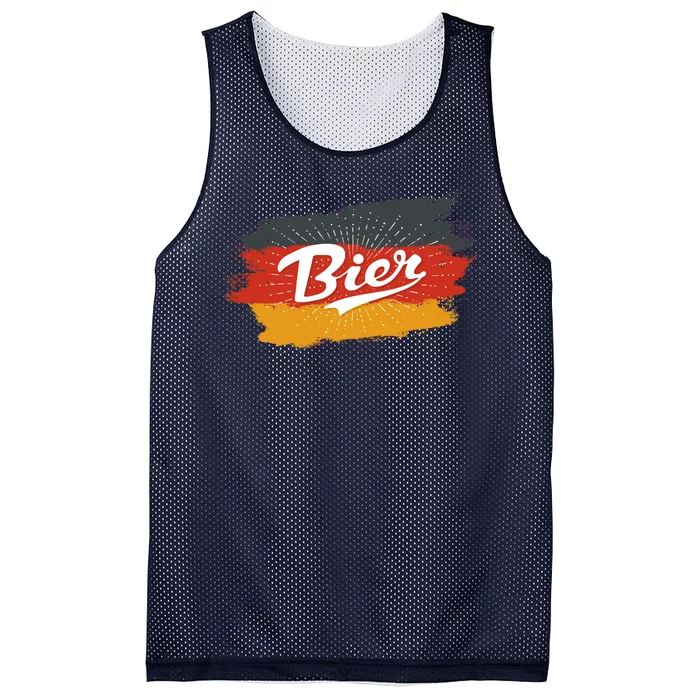 Bier German Flag Oktoberfest Mesh Reversible Basketball Jersey Tank