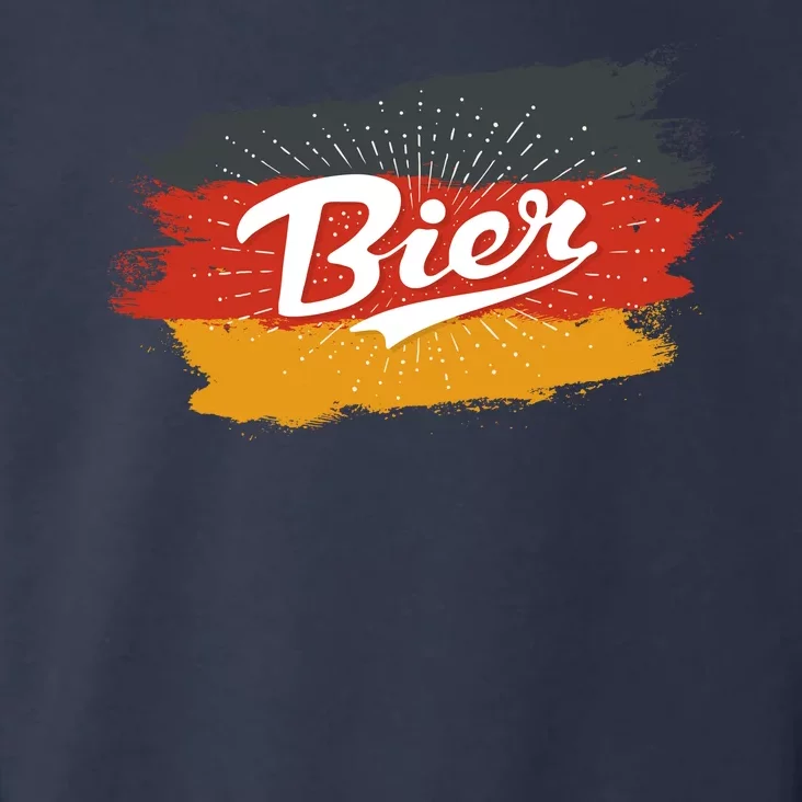 Bier German Flag Oktoberfest Toddler Hoodie