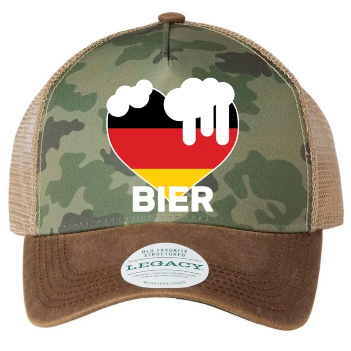 Bier Heart Full of Beer Oktoberfest Legacy Tie Dye Trucker Hat