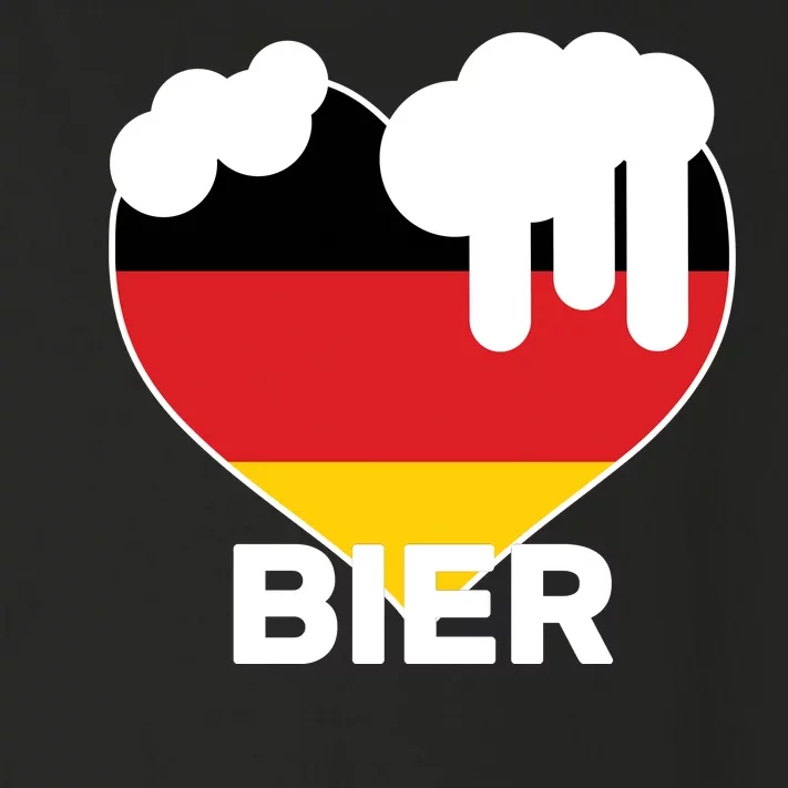 Bier Heart Full of Beer Oktoberfest Toddler Long Sleeve Shirt