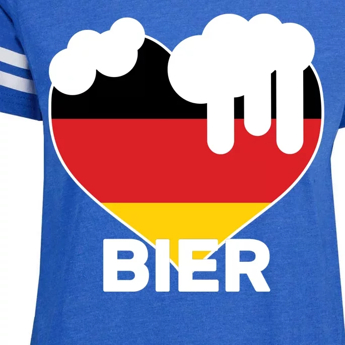 Bier Heart Full of Beer Oktoberfest Enza Ladies Jersey Football T-Shirt