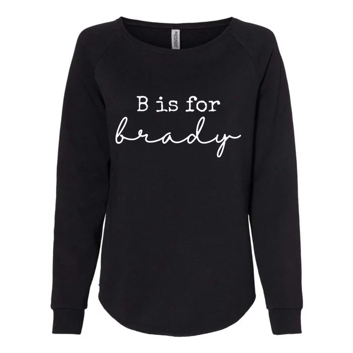 B Is For Brady Womens California Wash Sweatshirt