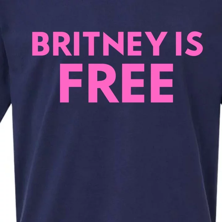 Britney Is Free Sueded Cloud Jersey T-Shirt