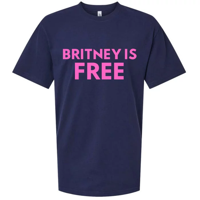 Britney Is Free Sueded Cloud Jersey T-Shirt