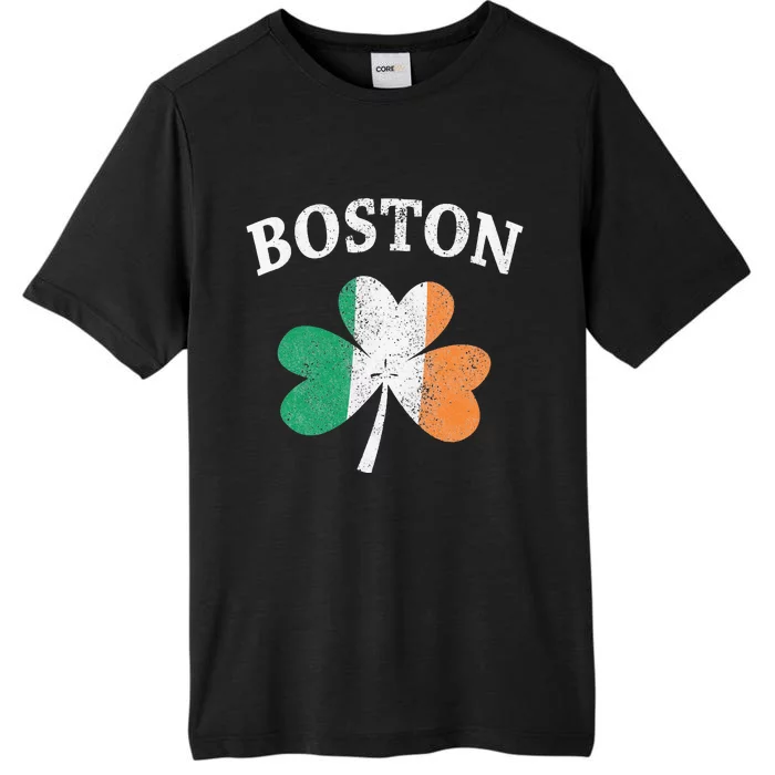 Boston Irish Flag Shamrock St. Patrick's Day ChromaSoft Performance T-Shirt