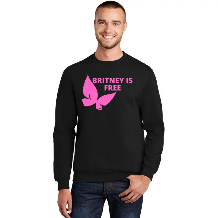 Britney Is Free Butterfly Sweatshirt