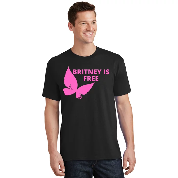 Britney Is Free Butterfly T-Shirt