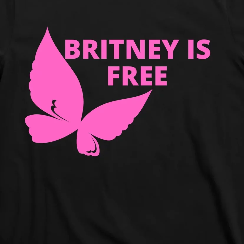 Britney Is Free Butterfly T-Shirt