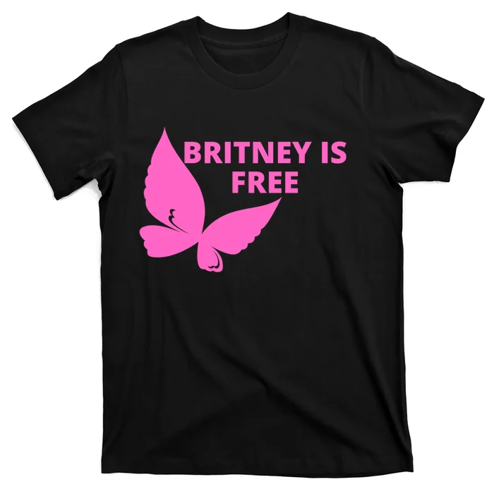 Britney Is Free Butterfly T-Shirt