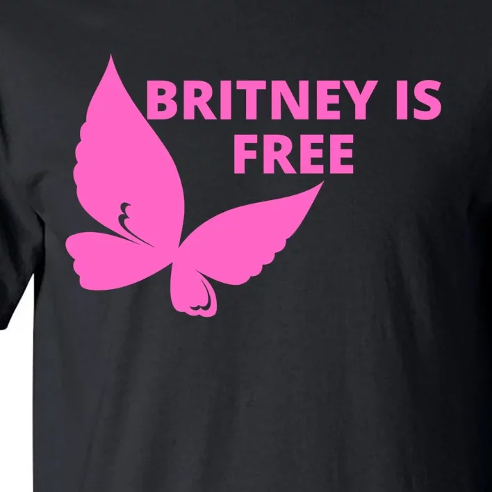 Britney Is Free Butterfly Tall T-Shirt