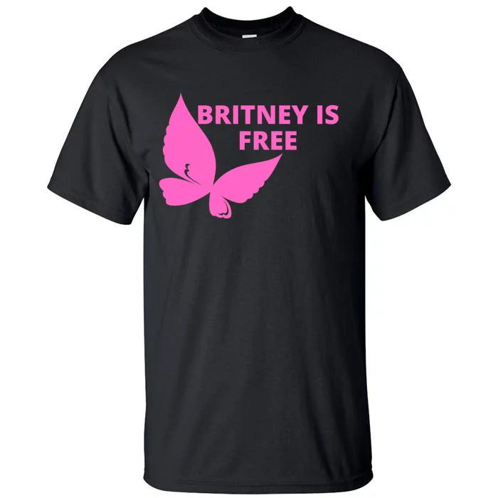 Britney Is Free Butterfly Tall T-Shirt