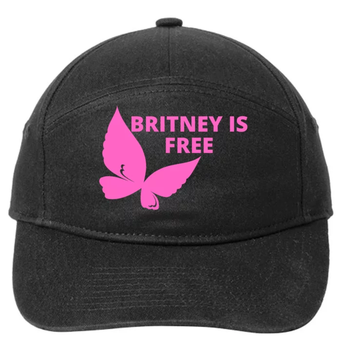 Britney Is Free Butterfly 7-Panel Snapback Hat