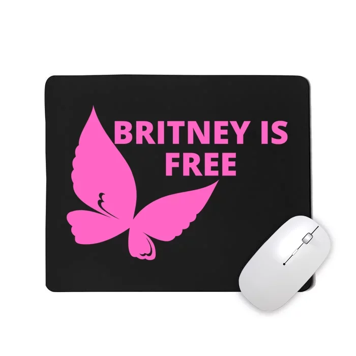 Britney Is Free Butterfly Mousepad