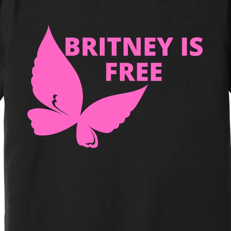 Britney Is Free Butterfly Premium T-Shirt